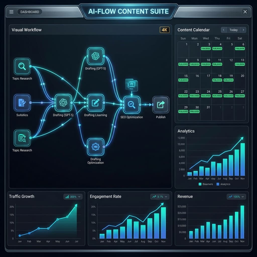 Screenshot of Automated Blog Generation Engine project